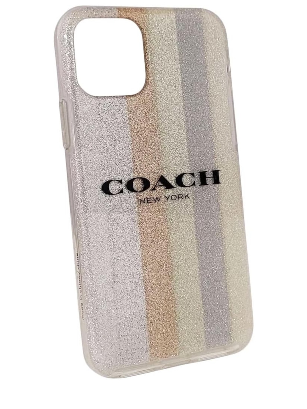 Coach Glitter Stripe Phone Case by Incipio - glitter stripes  new without Box
